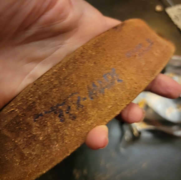 VINTAGE Tex made embossed GENUINE Leather Belt 32 Levi Buckle SNAP OFF western r - Picture 4 of 16